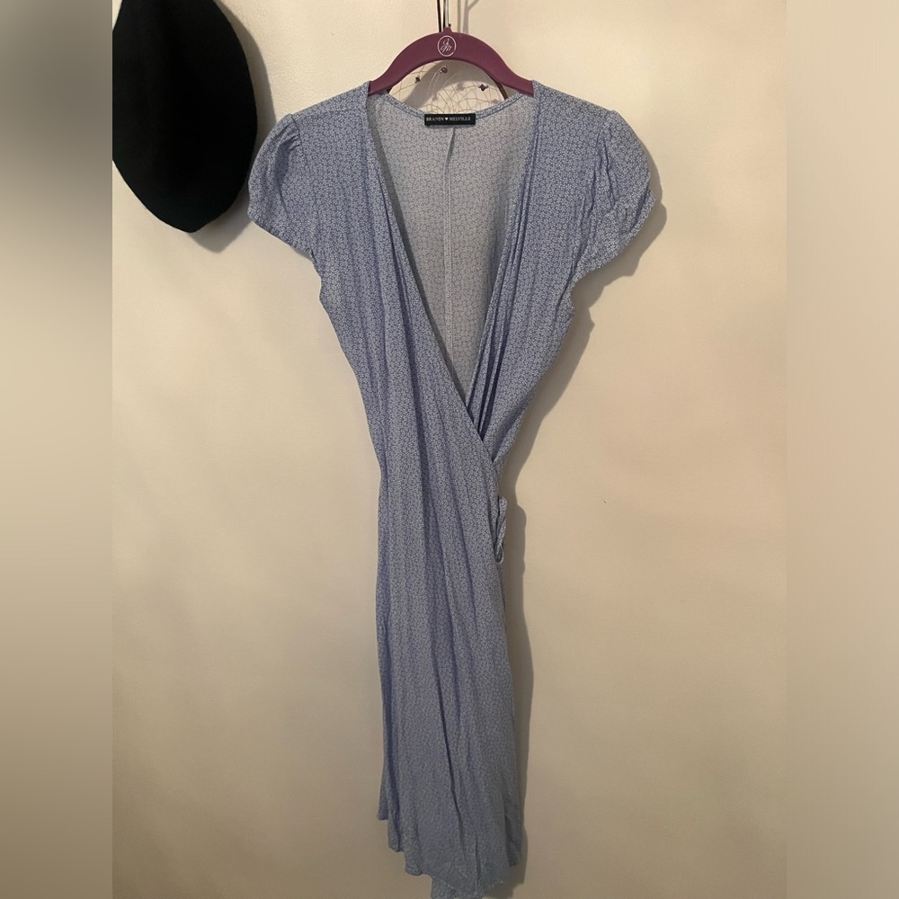 NWOT Brandy Melville Robbie Wrap Dress fits xs-s
